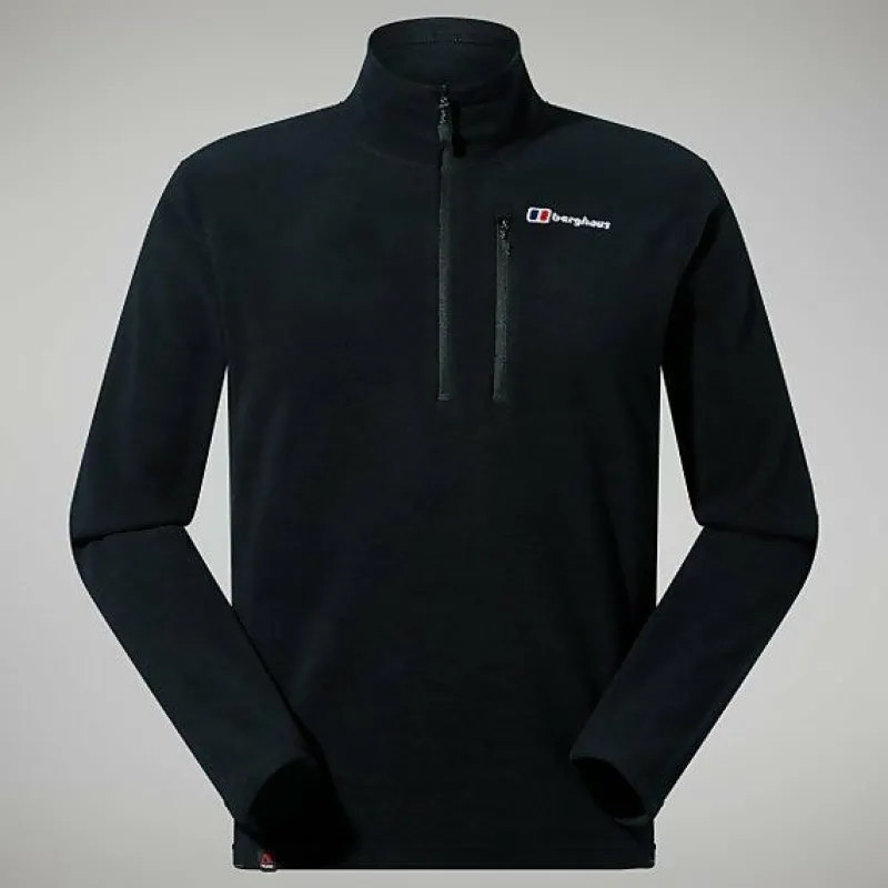 mens_prism_micro_polartec_1-5.webp Men's Prism Micro Polartec Half Zip - Black^Berghaus Best