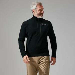 Men's Prism Micro Polartec Half Zip - Black^Berghaus Best