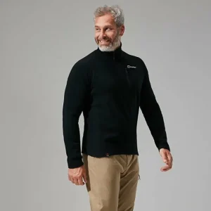 Men's Prism Micro Polartec Half Zip - Black^Berghaus Best