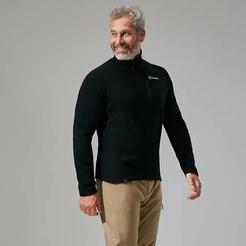 mens_prism_micro_polartec_4-5.webp Men's Prism Micro Polartec Half Zip - Black^Berghaus Best