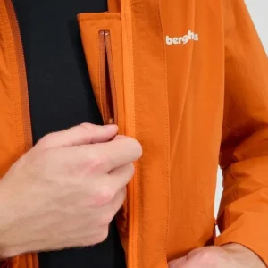 Men's Ridge-Roamer Lite Softshell Jacket - Orange^Berghaus Cheap