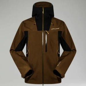 Men's Ridge-Seeker Waterproof Jacket - Brown/Black^Berghaus Hot
