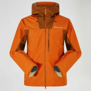 Men's Ridge-Seeker Waterproof Jacket - Orange/Brown^Berghaus Discount