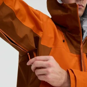 Men's Ridge-Seeker Waterproof Jacket - Orange/Brown^Berghaus Discount