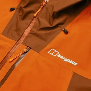 Men's Ridge-Seeker Waterproof Jacket - Orange/Brown^Berghaus Discount