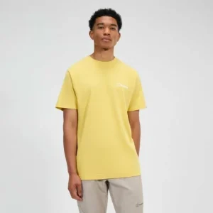 Men's Rolling Peaks Short Sleeve Tee - Yellow^Berghaus Sale
