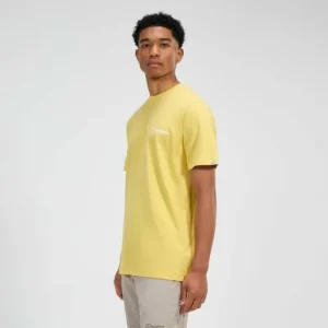 Men's Rolling Peaks Short Sleeve Tee - Yellow^Berghaus Sale