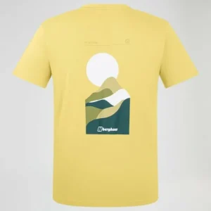 Men's Rolling Peaks Short Sleeve Tee - Yellow^Berghaus Sale
