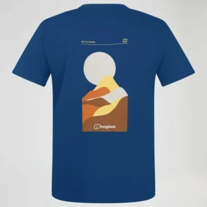 Men's Rolling Peaks Short Sleeve Tee - Blue^Berghaus Hot