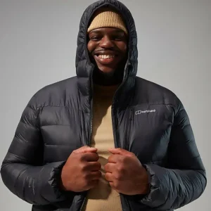 Men's Silksworth Hooded Down Insulated Jacket - Black^Berghaus Shop