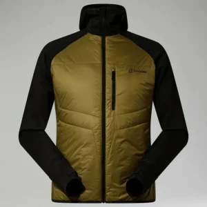 Men's Trawden Hybrid Hooded Jacket - Green/Black^Berghaus Best