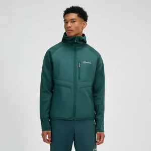 Men's Trawden Hybrid Hooded Jacket - Green^Berghaus Cheap