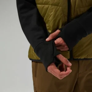 Men's Trawden Hybrid Hooded Jacket - Green/Black^Berghaus Best