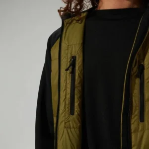 Men's Trawden Hybrid Hooded Jacket - Green/Black^Berghaus Best