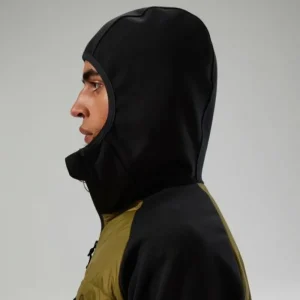 Men's Trawden Hybrid Hooded Jacket - Green/Black^Berghaus Best