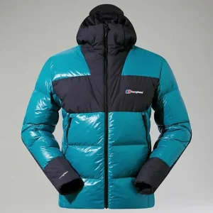 Men's URB Arkos Reflect Down Insulated Jacket - Turquoise - Black^Berghaus Cheap