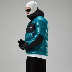 Men's URB Arkos Reflect Down Insulated Jacket - Turquoise - Black^Berghaus Cheap