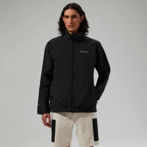 Men's Woodwalk Waterproof Jacket Black^Berghaus Fashion