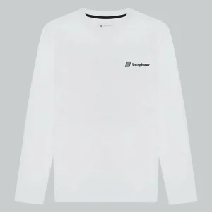 Unisex Kanchenjunga Static Long Sleeve T-Shirts - White^Berghaus Hot