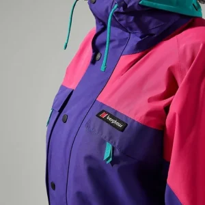 Unisex Mera Peak 2000 Waterproof Jacket - Pink/Purple^Berghaus Outlet