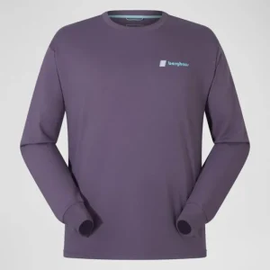 Unisex Mera Peak Long Sleeve T-Shirt - Purple^Berghaus Cheap