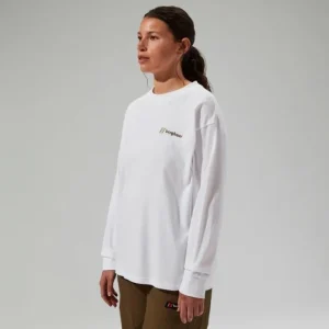 Unisex Mera Peak Long Sleeve T-Shirt - White^Berghaus Outlet