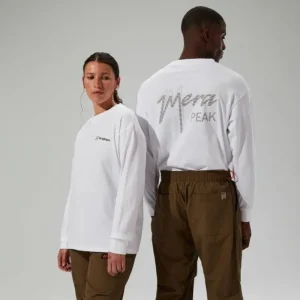 Unisex Mera Peak Long Sleeve T-Shirt - White^Berghaus Outlet
