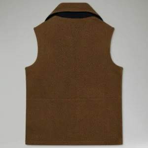 Unisex Rhynie Aztec Fleece Gilet - Brown/Black^Berghaus Clearance