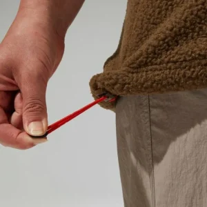 Unisex Rhynie Aztec Fleece Gilet - Brown/Black^Berghaus Clearance