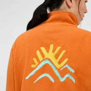 Unisex Sunned Peak Interactive Fleece - Orange^Berghaus New