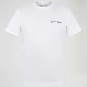 Unisex Sunned Peak Short Sleeve Tee - White^Berghaus Clearance