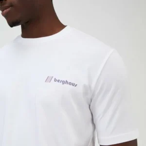 Unisex Sunned Peak Short Sleeve Tee - White^Berghaus Clearance