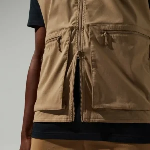 Unisex Utility Pocket Vest Brown^Berghaus Outlet