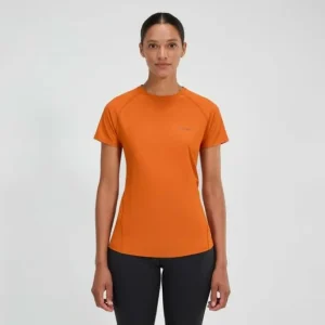 Women's 24/7 Crew Short Sleeve Tech Tee - Orange^Berghaus Cheap