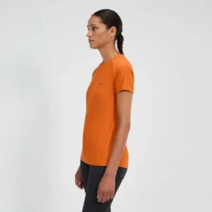 Women's 24/7 Crew Short Sleeve Tech Tee - Orange^Berghaus Cheap
