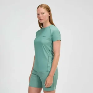 Women's 24/7 Crew Short Sleeve Tech Tee - Green^Berghaus Flash Sale