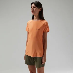 Women's 24/7 Crew Short Sleeve Tech Tee Orange^Berghaus Flash Sale