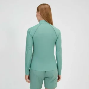 Women's 24/7 Half Zip Long Sleeve Tech Tee - Green^Berghaus New