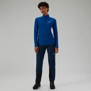 Women's 247 Half Zip Long Sleeve Tech Tee - Blue^Berghaus Best
