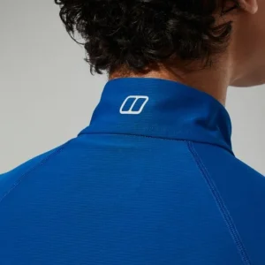 Women's 247 Half Zip Long Sleeve Tech Tee - Blue^Berghaus Best