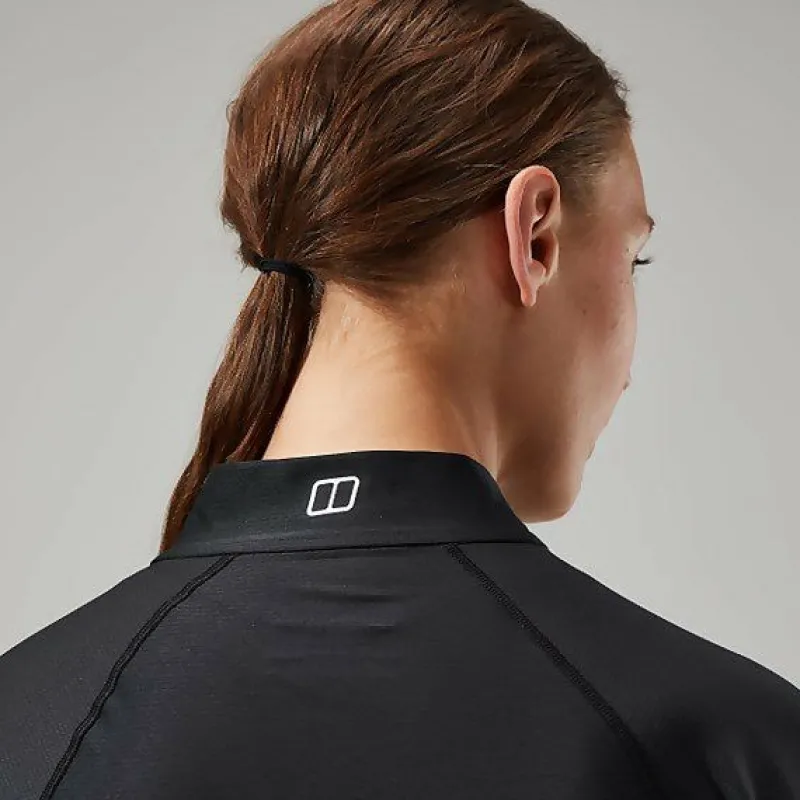 womens__tech_tee_long_sle_11.webp Women's 24/7 Tech Tee Long Sleeve Half Zip - Black^Berghaus Clearance