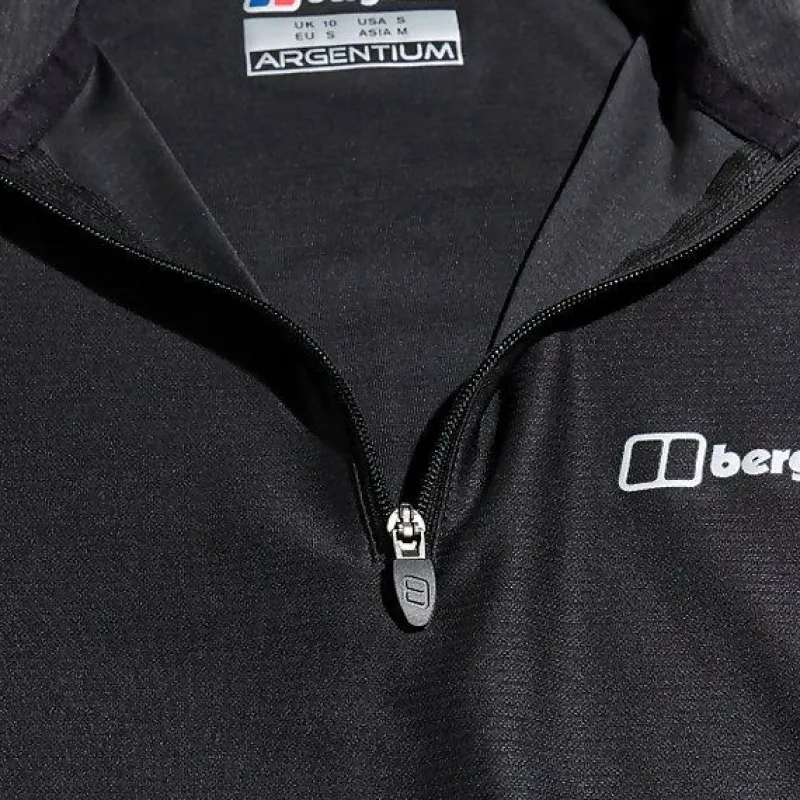 womens__tech_tee_long_sle_13.webp Women's 24/7 Tech Tee Long Sleeve Half Zip - Black^Berghaus Clearance
