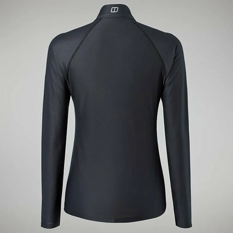 womens__tech_tee_long_sle_6.webp Women's 24/7 Tech Tee Long Sleeve Half Zip - Black^Berghaus Clearance
