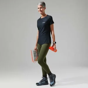 Women's 24/7 Tech Tee Super Stretch Crew - Black^Berghaus New
