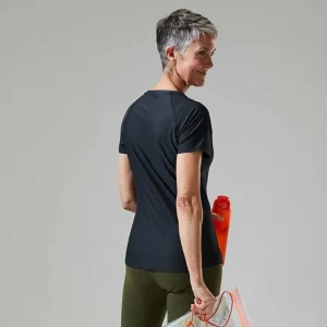Women's 24/7 Tech Tee Super Stretch Crew - Black^Berghaus New
