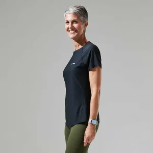 Women's 24/7 Tech Tee Super Stretch Crew - Black^Berghaus New