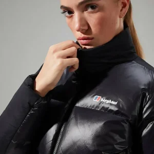 Women's Arkos Reflect Crop Down Jacket - Black^Berghaus Discount