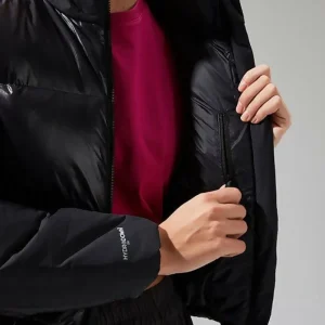 Women's Arkos Reflect Crop Down Jacket - Black^Berghaus Discount