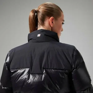 Women's Arkos Reflect Crop Down Jacket - Black^Berghaus Discount
