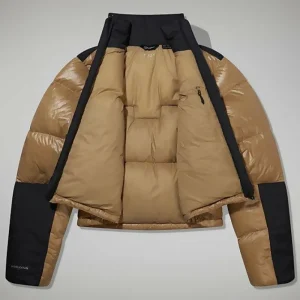 Women's Arkos Reflect Crop Down Jacket - Dark Green/Black^Berghaus Outlet